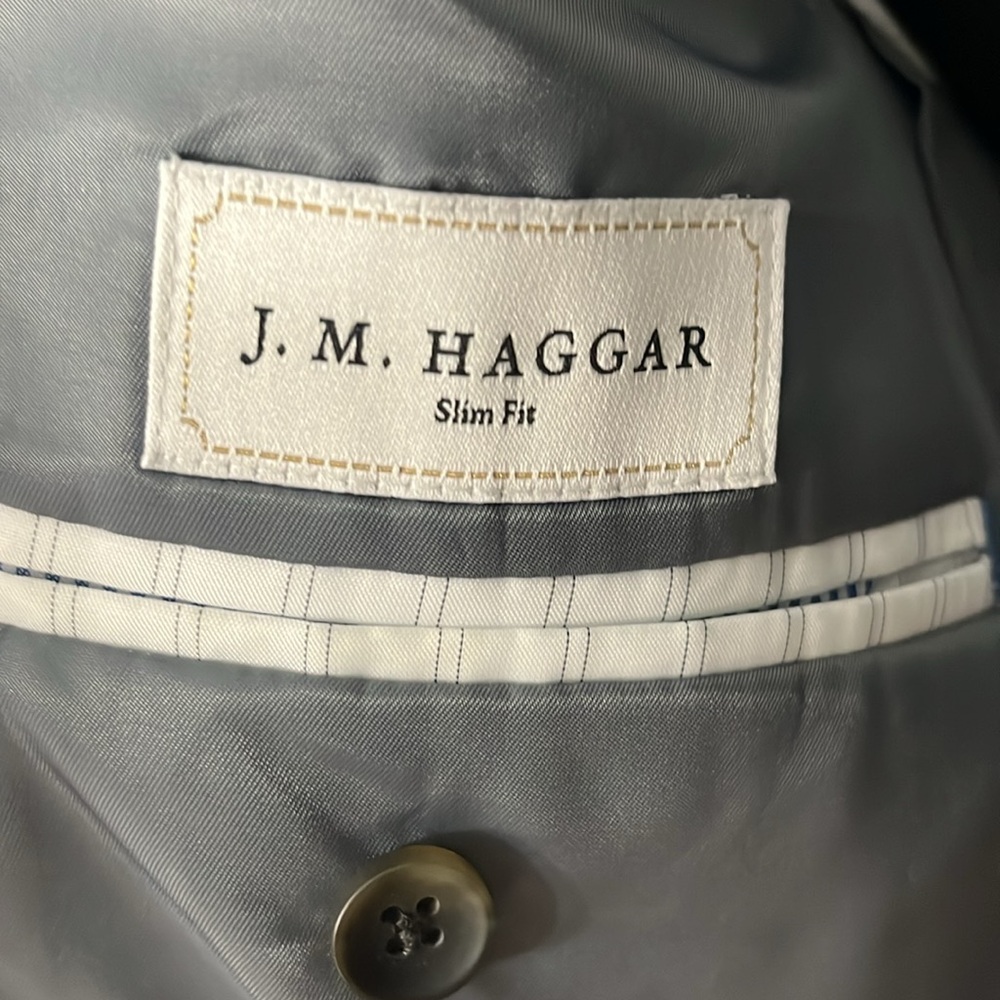 Men's J.M Hagger / Navy Blazer / 40R - Picture 2 of 3